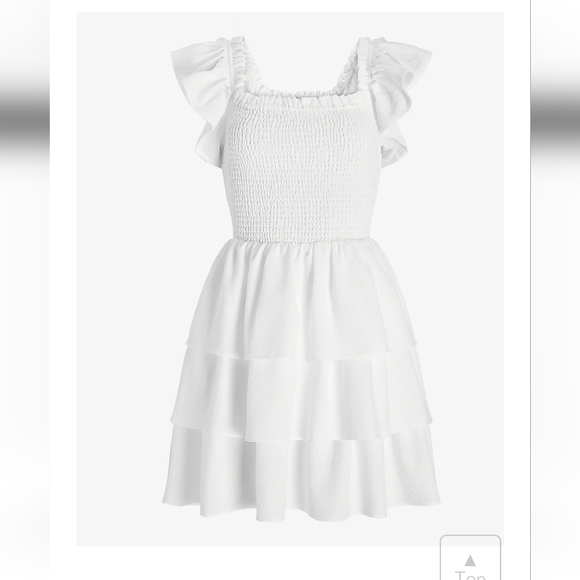 Express Ruffled Tiered Dress - Picture 2 of 5